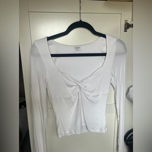 Aritzia Sunday’s Best Ribbed Twisted Long Sleeve